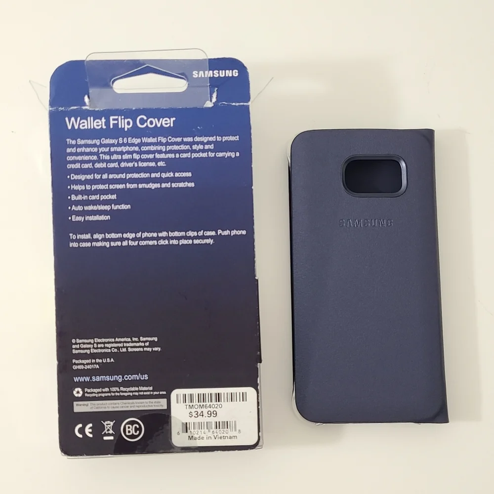 Samsung Galaxy S6 Edge Wallet Flip Cover